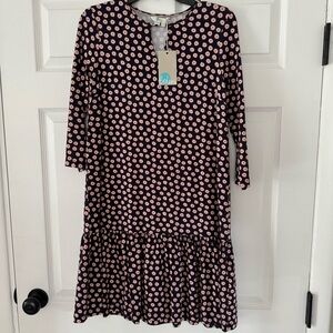 🌟NEW🌟Boden Selena Drop Waist Floral Keyhole Jersey Dress